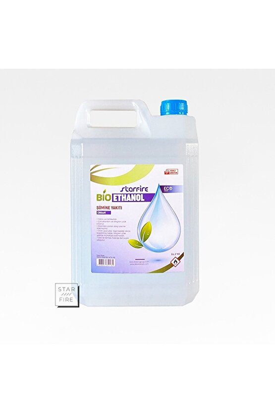 Bioethanol Şömine ( Bacasız ) Yakıtı - 5 Litre