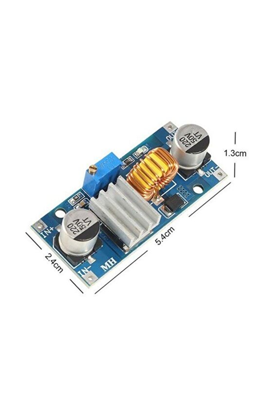 Sogutuculu XL4015 Ayarlanabilir 4-38V - 1-38V Dc Dc Voltaj Regülatör Tek Trimportlu