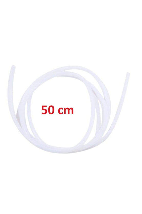 2mmx3mm 3d Yazıcı Pfte Teflon Boru - Beyaz - 50cm