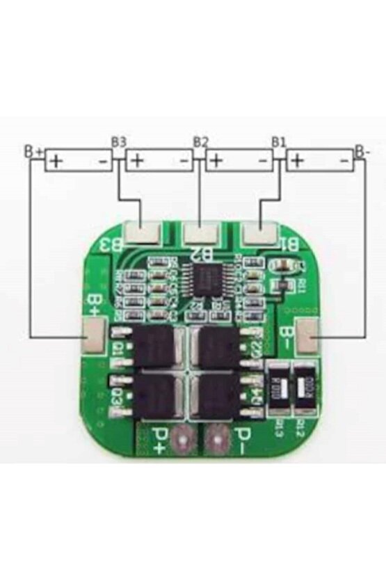 4s 20a 14.8v Pil Koruma Balans Kartı 18650 Lityum Li-ion Batarya