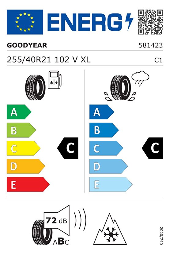 25540 R21 102V XL UltraGrip Performance + SUV FP Kış 4x4 2024