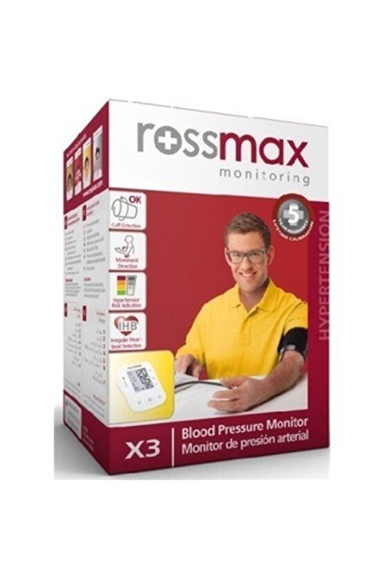 Rossmax X3 Tansiyon Ölçüm Cihazı