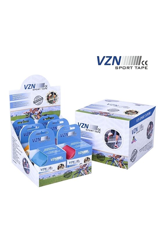 Vzn Sport Tape Sport Tape – 5m X 5cm Sporcu Ağrı Bandı 4 Renk