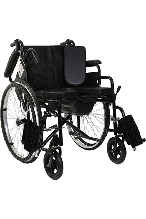 G-120 Klozetli Manuel Tekerlekli Sandalye  Commode Manual Wheelchair