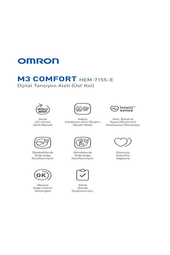 M3 Comfort Dijital Tansiyon Aleti