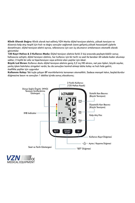 Bilek Tipi Konuşan Tansiyon Aleti Dpb-2141