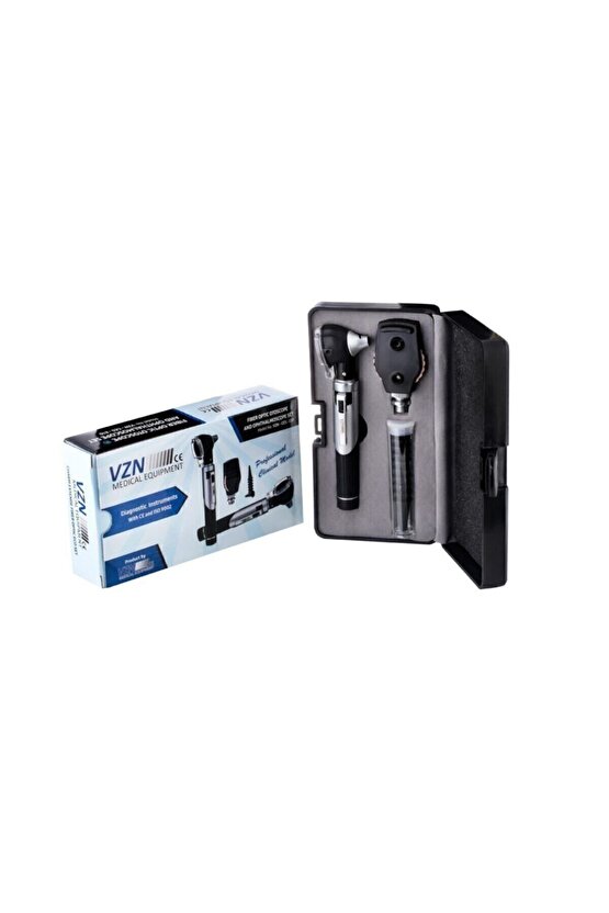 -ces-e10 Fiber Optic Otoscope And Ophthalmoscope Set