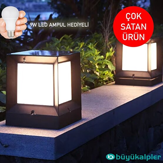 Büyükalpler Küp Bahçe Armatürü IP54 E-27