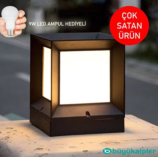 Büyükalpler Küp Bahçe Armatürü IP54 E-27