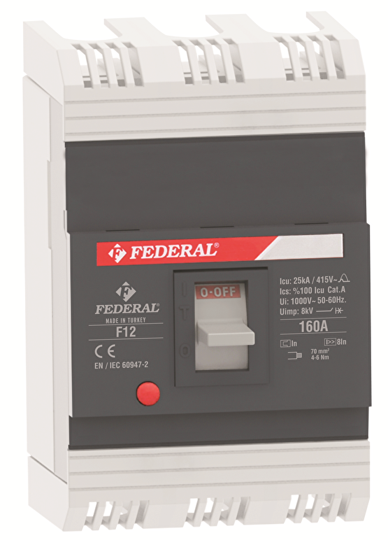 Federal 9AR-TDS43-0050 3x50A 25kA AG Devre Kesici