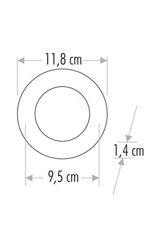 Cata CT-5145 6W 6500K Beyaz Işık Slim Led Panel 100lü Koli