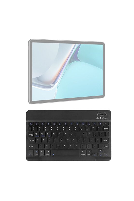 Huawei MatePad C7 Uyumlu SwiftKey-BM 510 Siyah Kablosuz Bluetooth Tablet Klavyesi