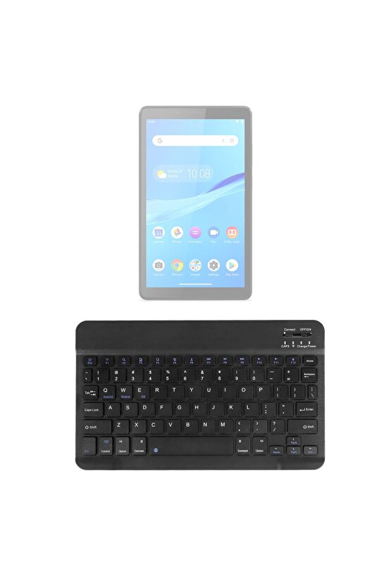 Tab M7 Uyumlu SwiftKey-BM 510 Siyah Kablosuz Bluetooth Tablet Klavyesi