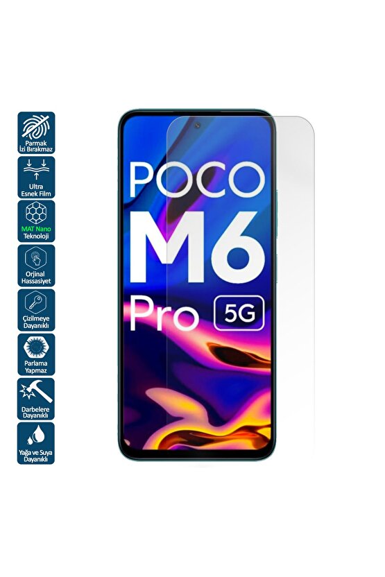 Poco M6 Pro Mat Ekran Koruyucu Film