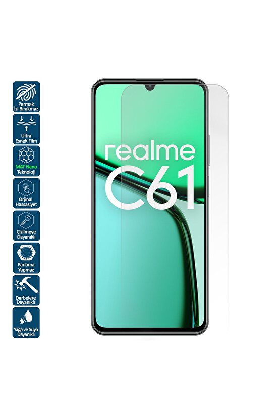 Realme C61 Mat Ekran Koruyucu Film