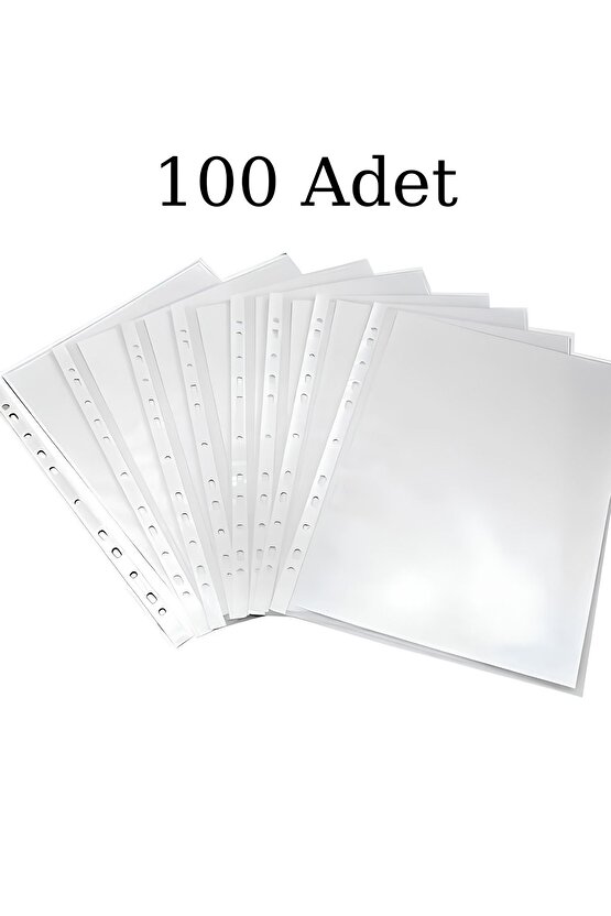 Extra Şeffaf Poşet Dosya - 10 Paket (1000 Adet) Dayanıklı ve Kullanışlı