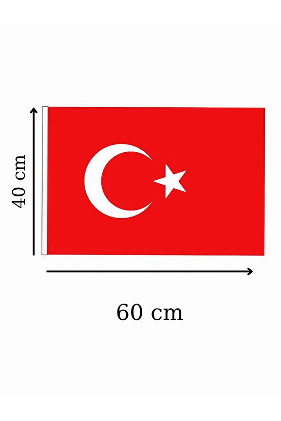 40 X 60 Bez Türk Bayrağı