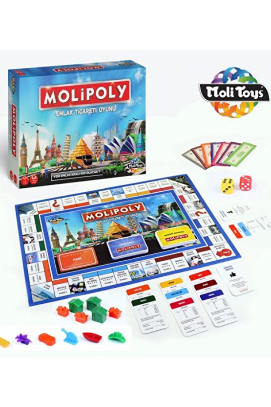 Molitoys Molicity Emlak Ticareti Oyunu Molipoly Oyunu Dünya Ticareti Oyunu