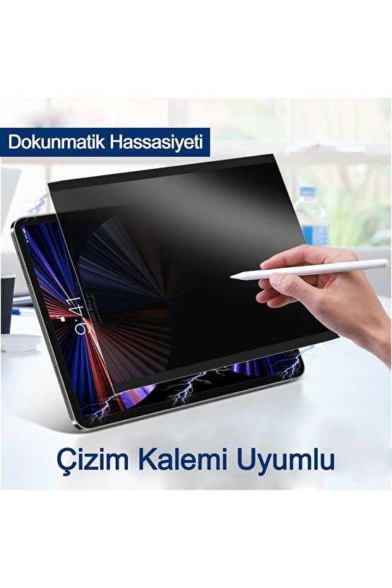 Apple Ipad Air 3 Uyumlu  (muuq2tua) 10.5 Privacy Darbe Emici 9h Nano Hayalet Film+temizlik Seti