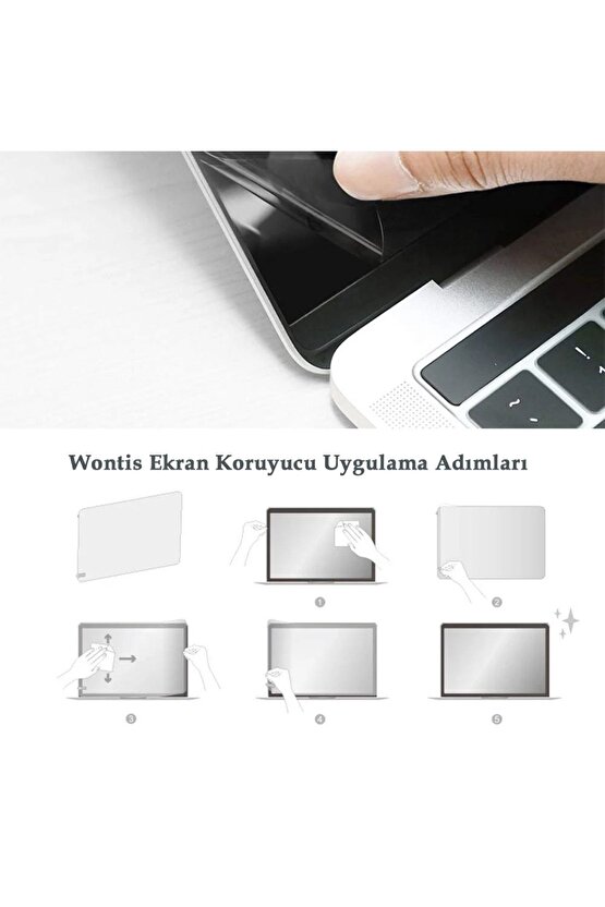 Apple Macbook Pro (MVVM2TUA) Laptop Premium Ekran Koruyucu 9h Nano Film