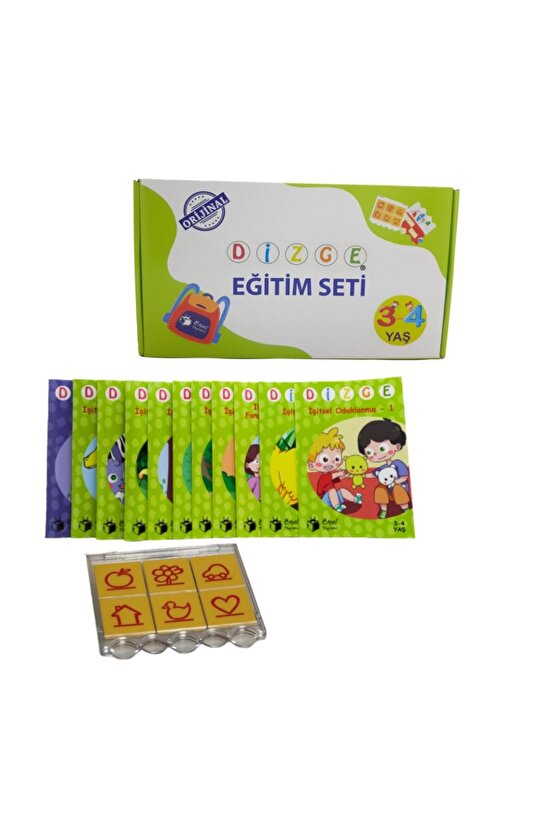 3-4 Yaş Dizge Işitsel Zeka Seti (11 KİTAP KONTROL KUTUSU)