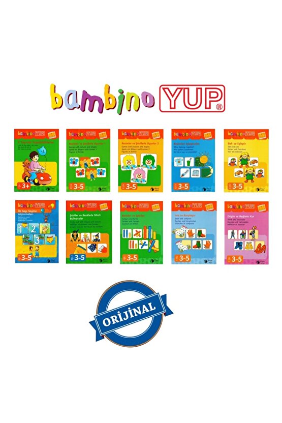 Bambinoyup 3 Yaş Eğitim Seti - Görsel Zeka Ve Algı Geliştirme