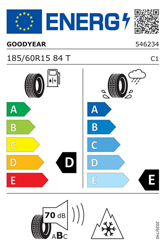 UltraGrip 8 18560R15 84T M+S ( Yıl: 2024 )