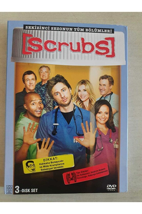 Scrubs - 8.sezon Tüm Bölümleri Set - 3 Dvd