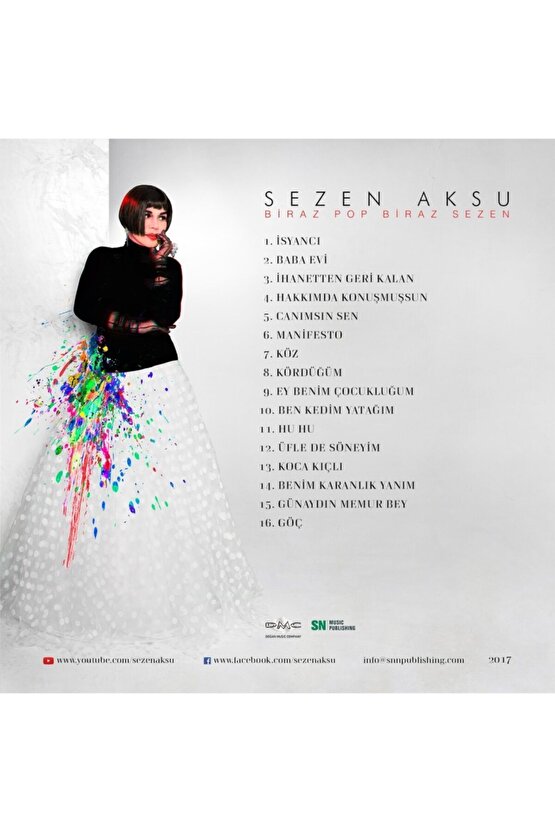 Sezen Aksu Biraz Pop Biraz Sezen Cd