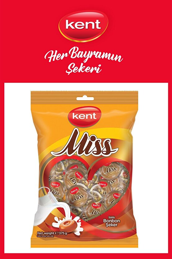 Missbonbon Sütlü 375 gr 2li Paket