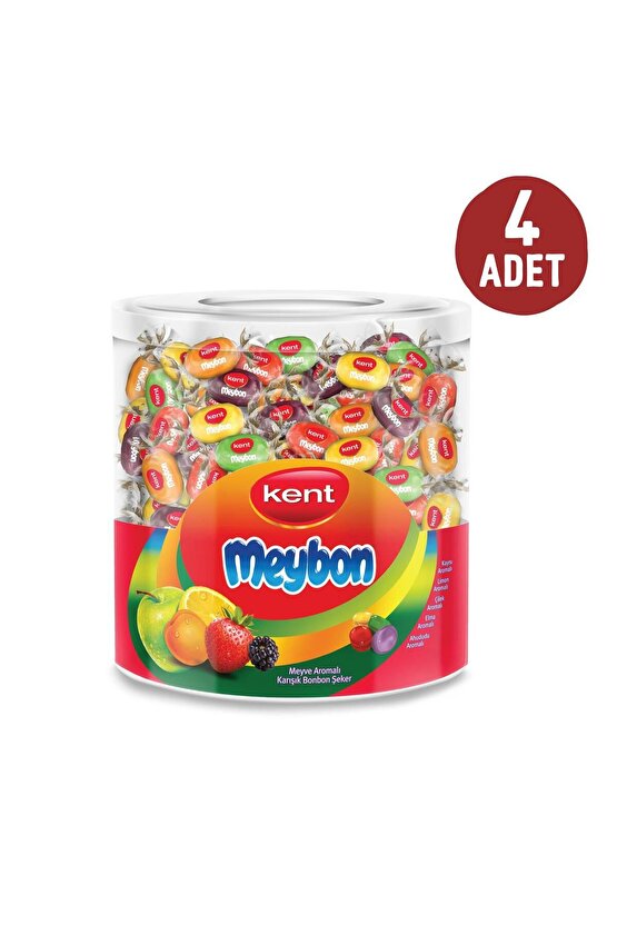 Meybon Mini Meyveli Kavanoz 504gr 4lü Paket