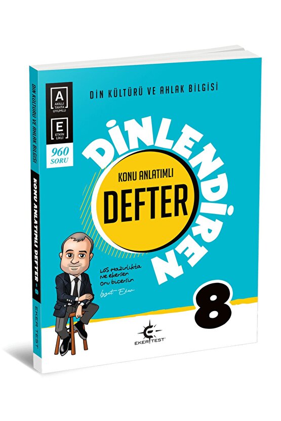 8. Sınıf Eker Test Dinlendiren Defter