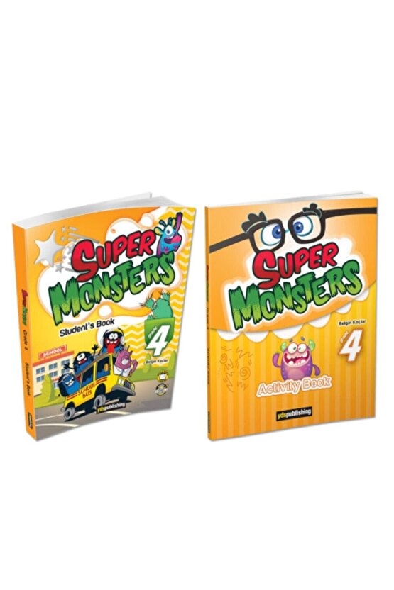 4. Sınıf Super Monsters Students Book+ Activity Book Yds Publishing Yayınları