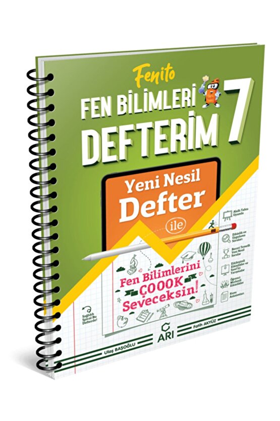 Arı Yayınları 7 Sınıf Fen Bilimleri Defterim Fenito