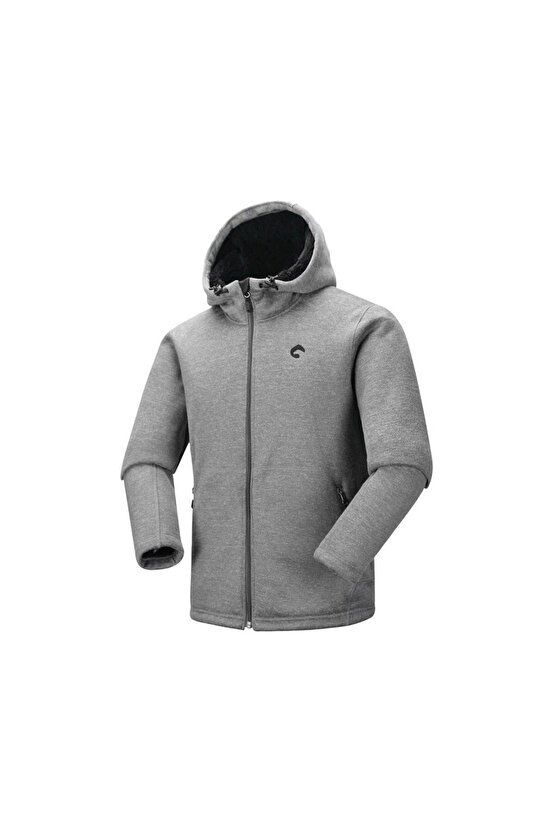 Verbier Dark Grey Melange Erkek Sweatshirt