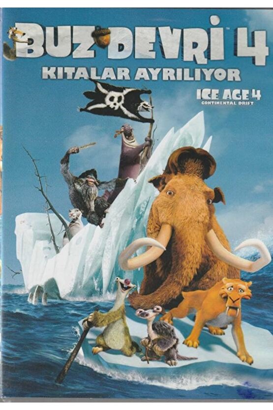 Buz Devri 4: Kıtalar Ayrılıyor ( Ice Age 4 ) DVD Türkçe Dublaj + Altyazı