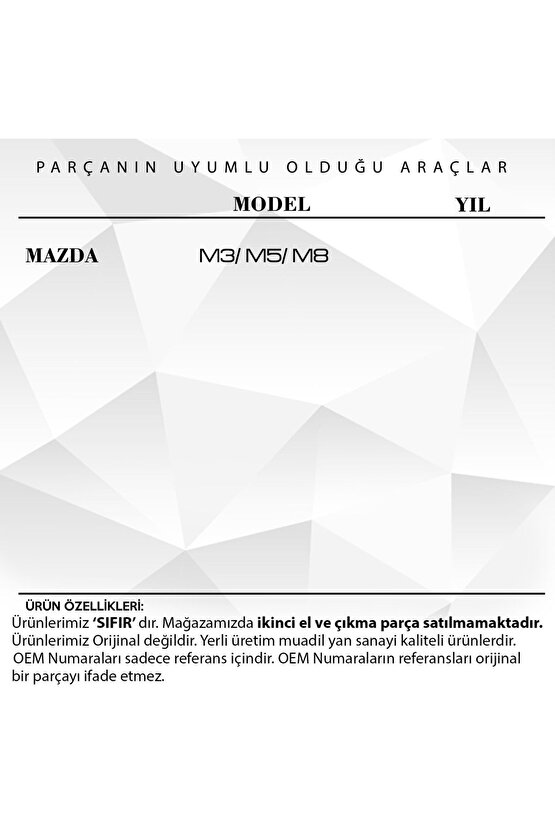 Mazda Eski Model Için Yan Ayna Katlama Dişlisi 48 Diş