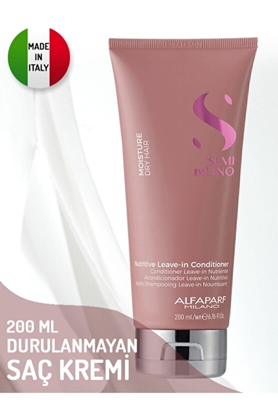 - Semi Di Lino Moisture Durulanmayan Saç Kremi 200 Ml