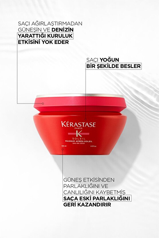 Soléil Masque Uv Défense Active Güneşten Koruyan Saç Maskesi 200 ml