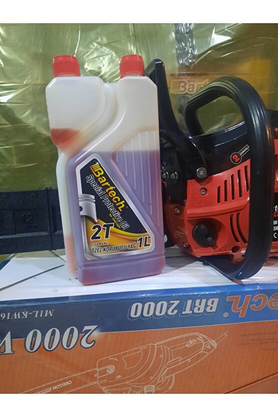 Özel Motor Koruyucu 2t Yağ 1 Litre Kırmızı Motor Yağ Koruyucu