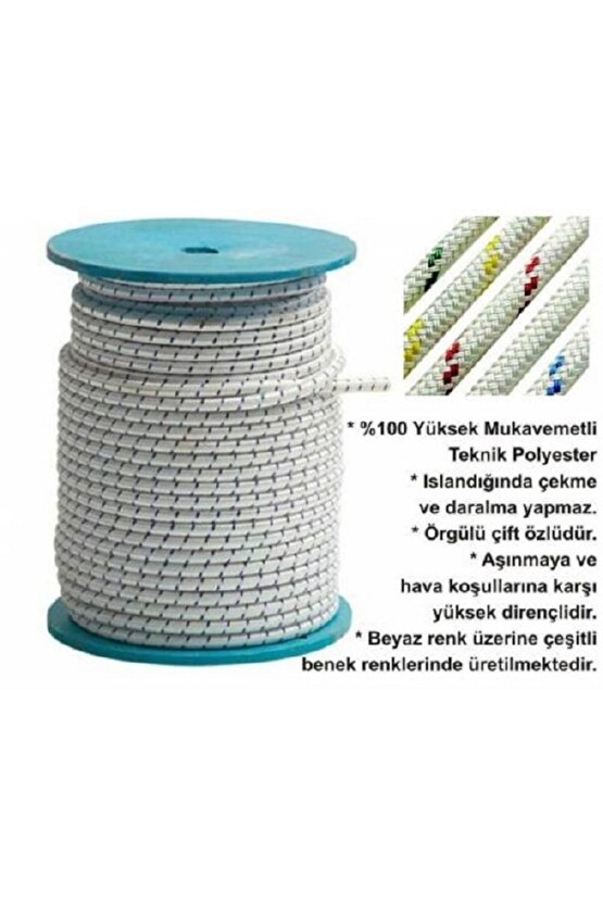 6mm 100 Metre Iskota Ip Polyester Ip Halat Ip Gemici Ipi