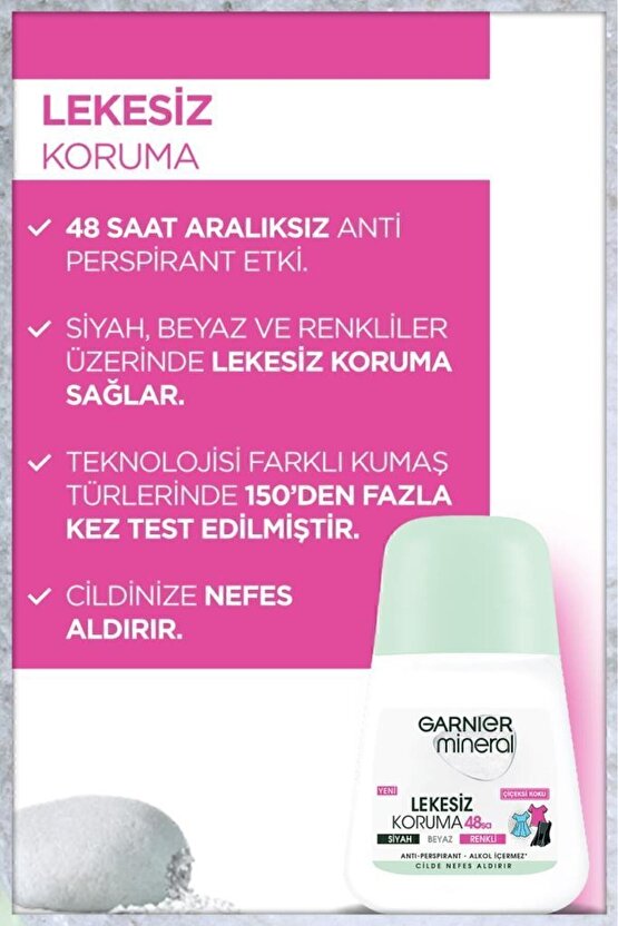 Mineral Lekesiz Koruma Roll-on Deodorant