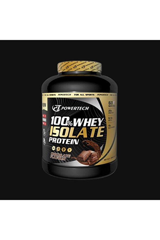 %100 Isolate Whey Protein Tozu ( Izole Whey Protein ) 1800 Gr Çikolata Aromalı