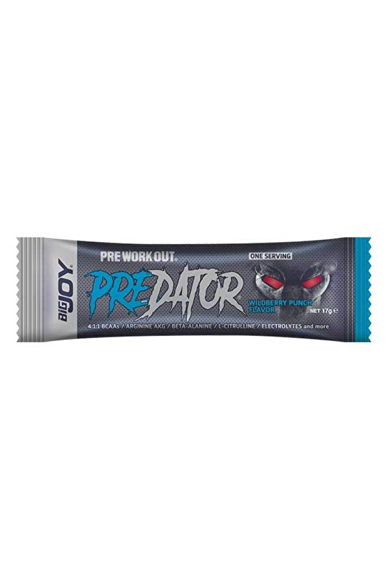 Predator Go! Preworkout Mix Aroma 17g X 21 Adet 357 G Pre-workout Aminoasit