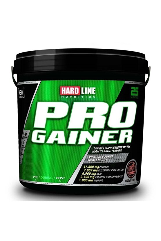 Pro Gainer Karbonhidrat Tozu 5000gr Çilek Aromalı