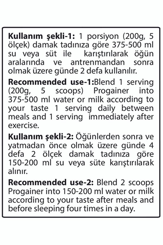 Progainer Çilekli Çilek 5000 gr Gainer Karbonhidrat