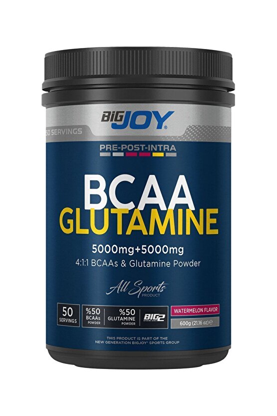 Big2 Karpuz Aromalı Bcaa Glutamine 600g Amino Asit Bcaa Glutamin