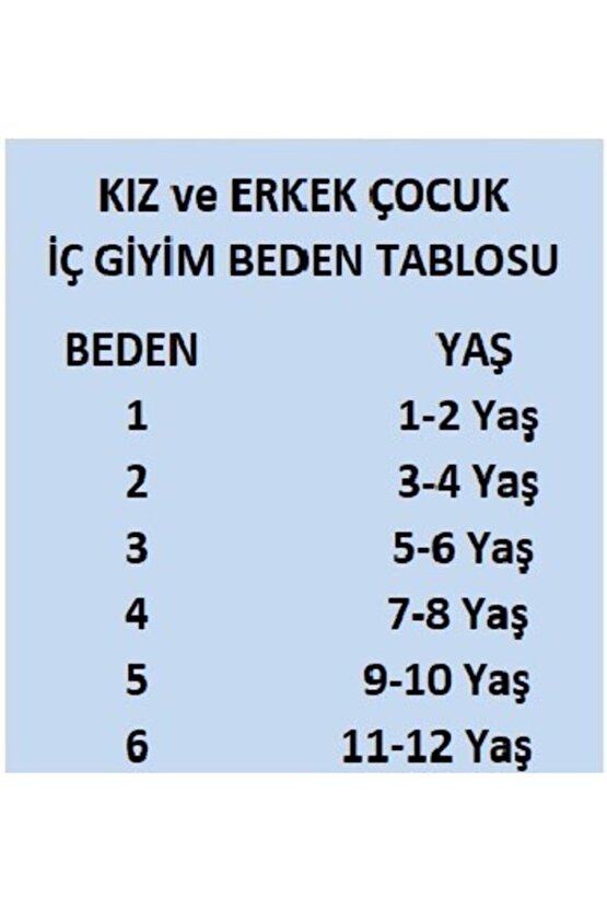 Erkek Çocuk Renkli Elastan Empirme Atlet (6 ADET)