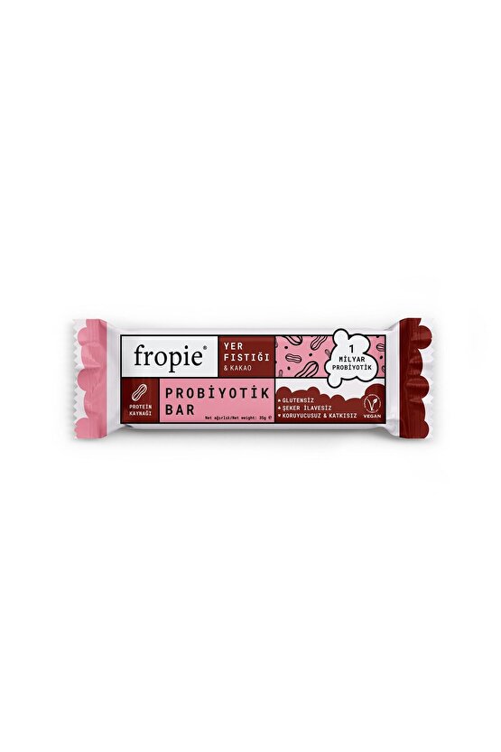 Yer Fıstık Kakao Probiyotik Bar 35 Gr