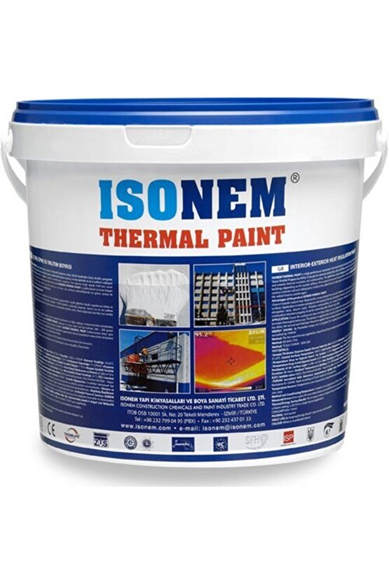 Thermal Paint Isı Yalıtım Boyası 10 Lt Beyaz